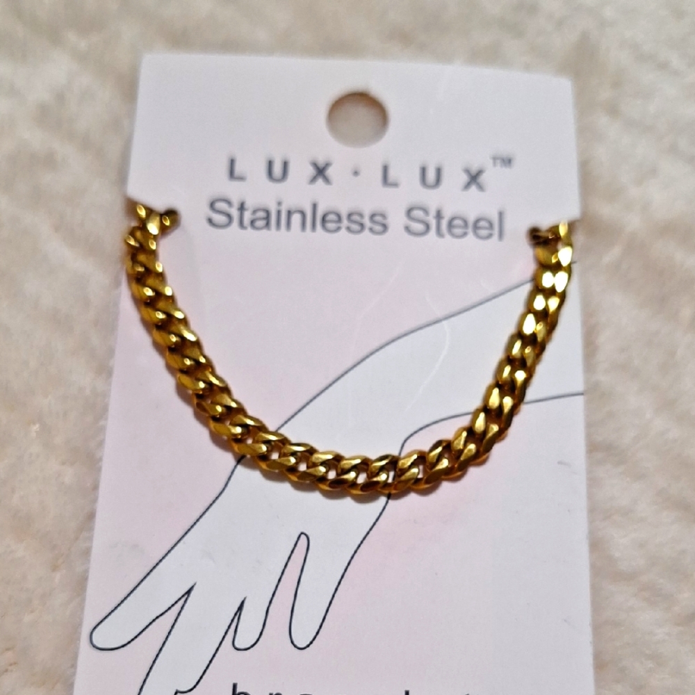 Gold Stainless Steel Bracelet